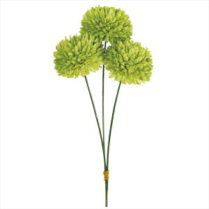 【アーティフィシャルフラワー 造花 フラワー(アーティフィシャル)】 ピンポンマムピック #23 GREEN fm002927-023 マム 菊【東京堂】