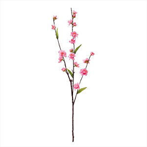 【アーティフィシャルフラワー 造花 フラワー(アーティフィシャル)】 かれん桃枝 PINK fm004463-zzz 桃 ピーチブロッサム【東京堂】