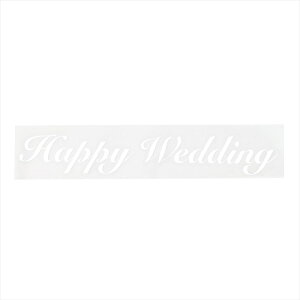 【デコレーション その他】 PFバルーン用転写シール Happy Wedding  gi000260-zzz その他【東京堂】