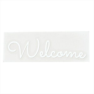 【デコレーション その他】 PFバルーン用転写シール Welcome #1 ホワイト gi000381-001 その他【東京堂】