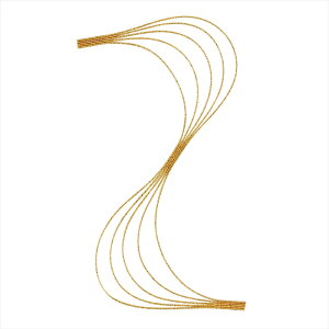 【デコレーション 水引】 華やぎ川流水引S #18 ゴールド mh000008-018 水引飾り【東京堂】