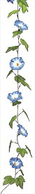 アサガオガーランドx8　BL 　viva-vf-6250-bl造花　アーティフィシャルフラワー【viva】