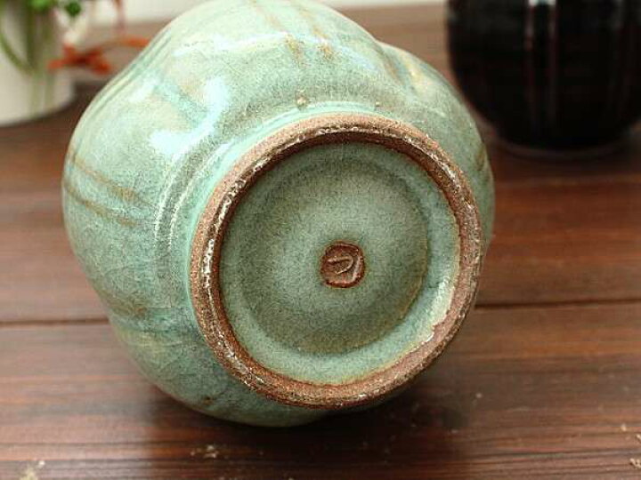楽天市場】手造り 鶴首花瓶(貫入入り)(和食器 花器 花瓶 手づくり 