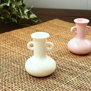 ミニミニ一輪立て 白(丸手首長)(一輪挿し 一輪立て 花器 花瓶 フラワーベース インテリア 雑貨 多治見美濃焼 日本製)