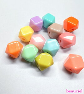 �y��16mm�z���ʃJ�b�g�L���[�u �p�X�e���J���[�A�N�����r�[�Y ���ʑ́@�ђʌ��@�匊�@�J���t���r�[�Y