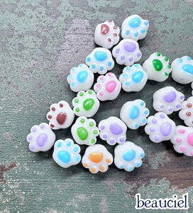 �y��19×16mm 10�z���� �p�X�e���n�A�N�����r�[�Y �匊�r�[�Y �A�\�[�g �c���ђʁ@�z���C�g×�p�X�e���y�C���g