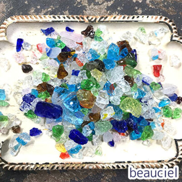 楽天市場】【20g】 琉球ガラスカレット 大サイズ ガラスの砂 UVレジン 