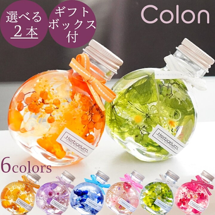 楽天市場 コロンと可愛い ハーバリウム ねこ瓶タイプ 全6色からお好きに選べる2本入りギフトボックスセット 結婚祝い 誕生日プレゼント ギフト 母の日 プレゼント ミニサイズ 女性 花 プリザーブドフラワー ギフトセット 丸瓶 ハーバリウムギフト専門petitamour