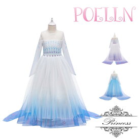 【 送料無料 】 リトルプリンセス　プリンセス　雪の女王　エルサ　ドレス　子供用　キッズ服　子供服　女の子　ハロウィン　仮装　衣装　なりきり　コスプレ　コスチューム　クリスマス　イベント　発表会　パーティー　誕生日　テーマパーク　ワンピース