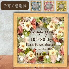 子育て感謝状 フラワー ドライフラワー フレーム 結婚式 両親 プレゼント 両親贈呈 メッセージ 両親贈呈品 記念品 かさばらない ギフト 挙式 披露宴 入籍 親 ガラスフレーム ギフト 感謝状 記念品 花束贈呈 花束 プリザーブドフラワー 人気 おしゃれ