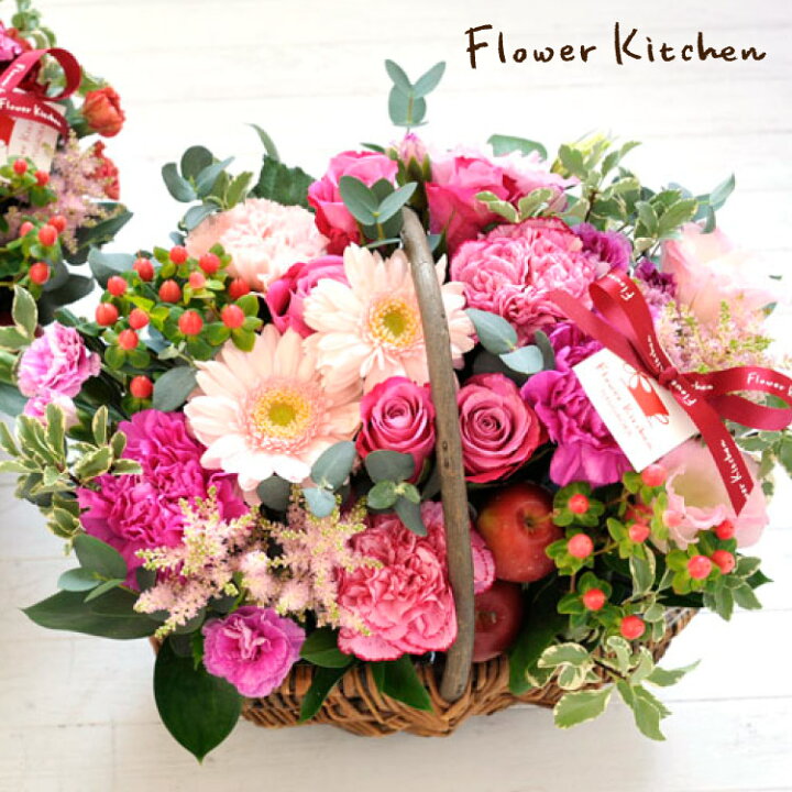 楽天市場 ホワイトデーに贈る あす楽 ガーベラとバラのガーデンバスケット 生花 アレンジ季節のお花 ギフト 誕生日 メッセージカード付き フラワーギフト 花 ハロウィン 花 飾り 結婚記念日 御祝い お祝い 指定日お届け可 Rcp 楽ギフ 誕生日 Fkaa