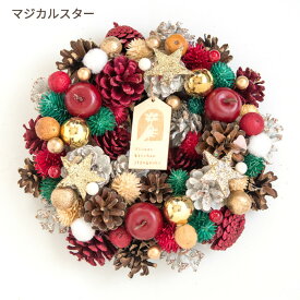 リース Mサイズ 2025 クリスマスリース 玄関 ハロウィン 秋 冬 花 プレゼント ギフト 誕生日 屋外 飾り 北欧 造花 フラワーリース ナチュラルリース アートフラワー ドア おしゃれ ドライフラワー フラワーキッチン 自由が丘 翌日配達