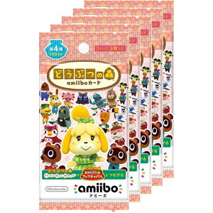 �ǂ��Ԃ̐Xamiibo�J�[�h ��4�e (5�p�b�N�Z�b�g)