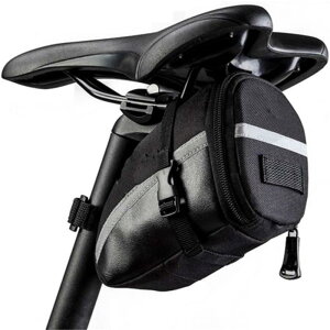 UNIQOCK 自転車 サドルバッグ 防水 シートバッグ テールバッグ 10L大容量 ロードバイク マウンテンバイク 折りたたみ 反射ロゴ付き 取り付け簡単 (XS)
