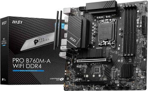 MSI}U[{[h PRO B760M-A WIFI DDR4 y14/13/12IntelCPU(LGA1700)Ήz2xGen4M.2/ő4ʏo [Intel B760] MB5996