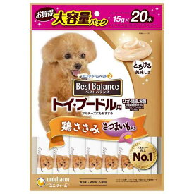 ベストバランス 犬用おやつ おやつ トイ・プードル用 鶏ささみ 15gx20本 15グラム (x 20)