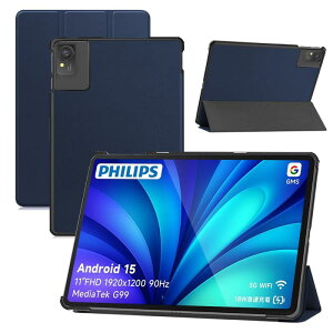 PHILIPS T8015 �P�[�X 11 �C���` �^�u���b�g �J�o�[ RUIXH PU�f�� �����h�~ ����~�� ���h�~ �ی�J�o�[ ���^�y�� �S�ʕی� �O�܂�X�^���h�@�\ �}�O�l�b�g�J�� �����^�т₷�� �^�u���b�g �O��