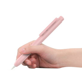 MoKo Apple Pencil用ホルダーケース 第1世代 格納式 Apple Pencil 第1世代用 iPad Pencil用スリーブ スキンカバー 丈夫なクリップ付き ピンク