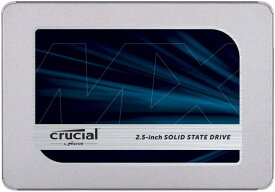 Crucial(クルーシャル) SSD 500GB MX500 内蔵2.5インチ 7mm (9.5mmスペーサー付属) 5年 【PlayStation4 動作確認済】 正規品 CT500MX500SSD1/JP