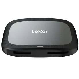 Lexar Professional CFexpress Type A / SD USB 3.2 Gen 2リーダー、CFexpress Type AおよびSD UHS-IIカード用に設計されており、高速USB 10Gbps転送速度(LRW530U-RNBNG)。