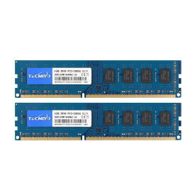 TECMIYO DDR3-1600 PC3-12800U 8GB×2枚 UDIMM デスクトップPC用メモリ 16GB 240Pin 電圧 1.5V 対応