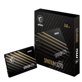MSI 内蔵SSD 2.5インチ SPATIUM S270シリーズ 240GB S78-440N070-P83 HD3825