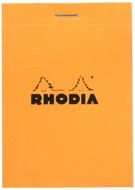 【3冊セット】RHODIA(ロディア) メモ帳 No.11(A7) 80枚 方眼罫 撥水カバー ミシン目入 PEFC認証取得 ブロックロディア No.11(7.4×10.5cm) オレンジ RHODIA cf11200