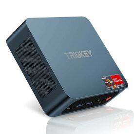 TRIGKEY ミニpc Speed S5 Pro AMD Ryzen 7 5800H(8 コアと 16 スレッド, 最大4.4 GHz, Zen 3 アーキテクチャ) Mini PC 32GB DDR4 1TB M.2 NVME SSD PCIE, 小型pc, 3画面同時出力 4K 60Hz, 高速WiFi 6/BT 5.2