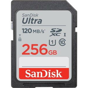 SanDisk 256GB Ultra SDXC UHS-I Memory Card - Up to 150MB/s, C10, U1, Full HD, SD Card - SDSDUNC-256G-GN6IN
