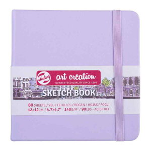 Talens Art Creation �^�[�����X �A�[�g�N���G�[�V�����X�P�b�`�u�b�N �G��`���蒠 12×12cm �p�X�e���o�C�I���b�g T9314-134M 452329