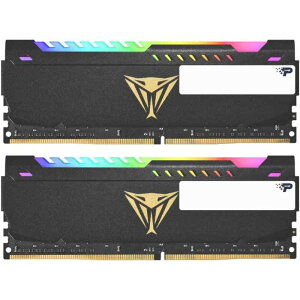 Patriot Memory �p�g���I�b�g������ Viper Steel RGB DDR4 3600MHz PC4-28800 16GB (8GBx2��) �f���A���L�b�g �f�X�N�g�b�v�p������ PVSR416G360C0K