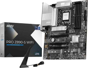 MSI PRO Z890-S WiFi ProSeries �}�U�[�{�[�h (Core Ultra Series 2 Intel�v���Z�b�T�ALGA 1851�ADDR5�APCIe 5.0�AM.2�ASATA�A2.5Gbps LAN�AUSB Type-C�AWi-