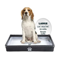 MEEXPAWS 犬 トイレトレー 大型犬用 折りたたみ式 犬用トイレ ペット トイレ 約84x56cm 犬 トイレ ワイド…