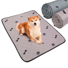 2枚セット】洗えるペットシーツ 超吸収 ペット用おしっこマット ペットシーツ 洗える 四重構造 漏れにくさ 噛み耐性 速乾 消護 再利用可能な猫 犬用 おしっこパッド 滑り止め加工 四季通用