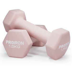 PROIRON �_���x�� �S�A���C 2�Z�b�g 1.5kg �_���x���Z�b�g �\�t�g�R�[�e�B���O�� �ؗ̓g���[�j���O