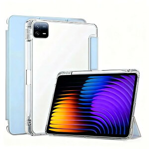 Xiaomi Pad 7/7 Pro �P�[�X �����A�N���� �ϏՌ�PU���U�[ �^�b�`ID�Ή��y���V���z���_�[�t�� �O�܂�X�^���h �����X���[�v�@�\���� ���X���� + �y�[�p�[���C�N�t�B����