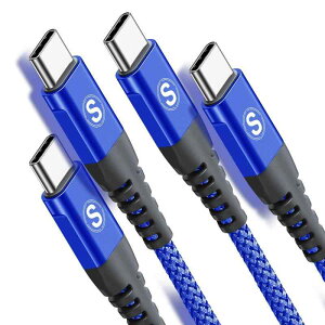 USB Type C �P�[�u���y2m/2�{�Z�b�g�z PD�Ή� 65W�}���[�d Sweguard USB-C to USB-C �P�[�u�� �^�C�vc �[�d iPhone 17/16/15 Pro Max,iPad Pro/Air/mini6,MacBook,