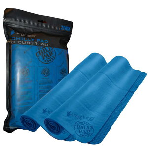 FROGG TOGGS Chilly Pad ��p�^�I���A2�p�b�N�A33�C���` x 13�C���`, �u���[ - 2�p�b�N�B, 2 Pack - 33x13