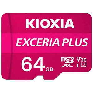 KIOXIA microSD�������J�[�h 64GB �N���X10 UHS�X�s�[�h�N���X3 EXCERIA PLUS KMUH-A064G