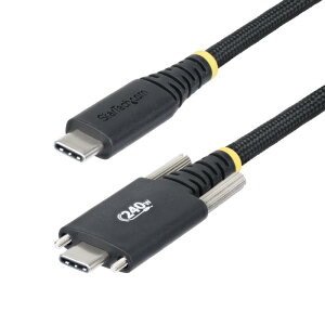StarTech.com USB-C�P�[�u���^�p�l���}�E���g�^3m�^USB 2.0�^Type-C to Type-C�^240W 5A PD EPR�^USB-IF�^�I�X-�I�X�^�����[�d �f�[�^�]�� S2CEPR3M-USBSL-CABLE