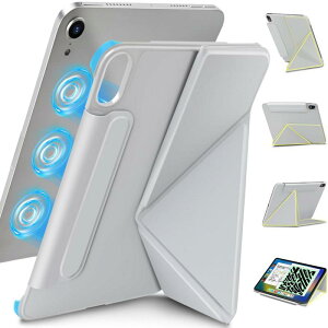 WONZIR iPad mini7 �P�[�X (A17 Pro 2024 ��7����) ���C�z���� iPad mini 6 �P�[�X (2021 ��6����) �y�ʒ����^ 8.3�C���` �^�u���b�g �c�u�����u���Ή� �܂肽���ݎ� �p�x�����\ �O�p�\�����芴 �X