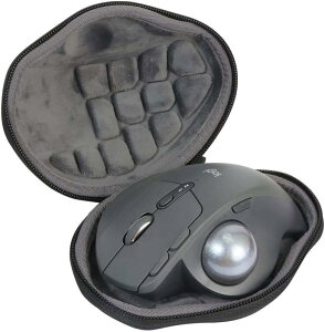 Logicool ���W�N�[�� MX ERGO MXTB2d/MXTB1s bluetooth ���C�����X �g���b�N�{�[�� �}�E�X MXTB2 MX ERGO S �֗��� �n�[�h�P�[�X�o�b�O ��p���s���[ �Ή�,�u���b�N-co2CREA (�P�[�X�̂�)
