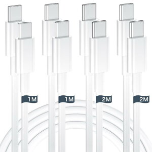 USB C �P�[�u�� �^�C�vc 1M/2M �e2�{ PD�Ή� 60W���}���[�d �f���h�~ �����f�[�^�]�� Type-C to Type-C�P�[�u�� for iPhone 16/15 Pro/Plus/Pro Max MacBook iPad Galaxy