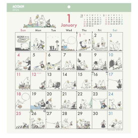 2026年カレンダー コミックデザイン/ムーミン