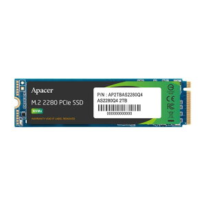 Apacer AyCT[ SSD 2TB M.2 PCIe Gen4 x 4 NVMe őǍx 5000MB/s ő发x 4400MB/s AS2280Q4 AP2TBAS2280Q4-1