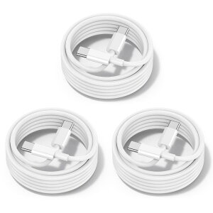 �y2025���KMFi�F�ؕi�zUSB C �P�[�u�� 100W/5A PD�Ή� 1M/1M/2M 3�{�Z�b�g �^�C�vc �P�[�u�� ���}���[�d �����f�[�^�]�� �f���h�~ �����ϋv iPhone 16/15/Galaxy/iPad/MacBook/Android