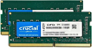 CFD̔ m[gPCp PC4-19200 (DDR4-2400) 4GB×2 (8GB)   260pin Crucial by Micron W4N2400CM-4GQ