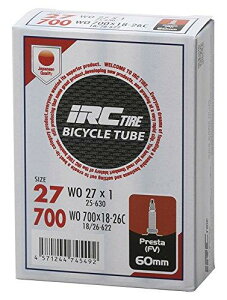 ACA[V[^C(IRC tire) ] `[u WO 27×1 700×18C-26C Oou60mm 1{