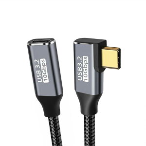 USB Type C �����P�[�u�� L�� 1M �^�C�vC �����R�[�h USB3.2 Gen2(10Gbps) 100W PD�}���[�d MacBook�ASurface�ADell XPS�AXperia�AGalaxy�APixel����Type-C�@��Ή�