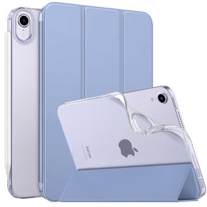 MoKo iPad Mini A17 Pro �P�[�X iPad Mini ��7/6���� �J�o�[ 8.3�C���` 2024/2021 �ی�J�o�[ �X�^���h�P�[�X �I�[�g�X���[�v Pencil2/Pro�y�A�����O�[�d�ɑΉ� ����PU���U�[ �_��TPU